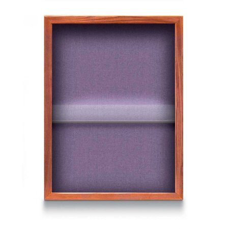 UNITED VISUAL PRODUCTS Indoor Enclosed Combo Board, 48"x36", Black Frame/Grey & Keylime UVCB4836B-GREY-KEYLIME